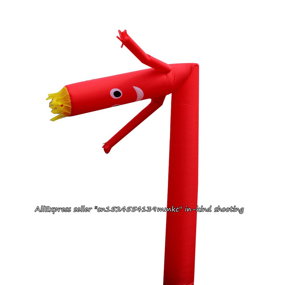 Air Dancer Sky Dancer Inflatable Tube Sky Puppet Man Puppet 20FT 6M for 45CM Blower Red
