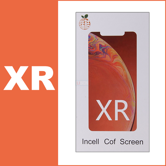 Incell-skjerm for iphone xr lcd-skjerm berøringsskjerm digitizer montering ingen døde piksler reservedeler + verktøy +: Rj - incell - xr