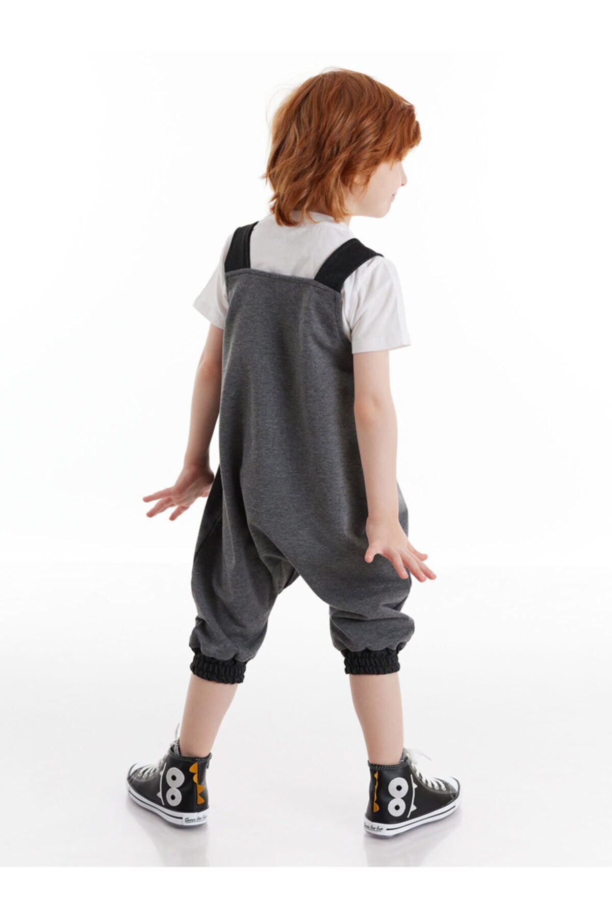 ZEZE bambini ragazzo tuta abbigliamento per bambini stagione estiva One Piece 100% cotone divertente faccia Applique buona qualità confortevole turchia