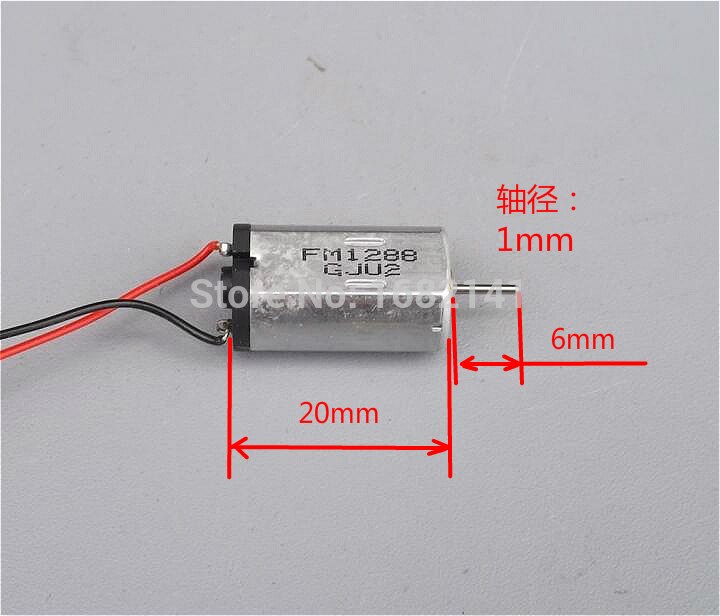 1.5V - 3V DC N30 Micro power Consumption 2000 to 4000 rpm/min Solar Motor MMini Motor Long Axis with cable Toy Motors