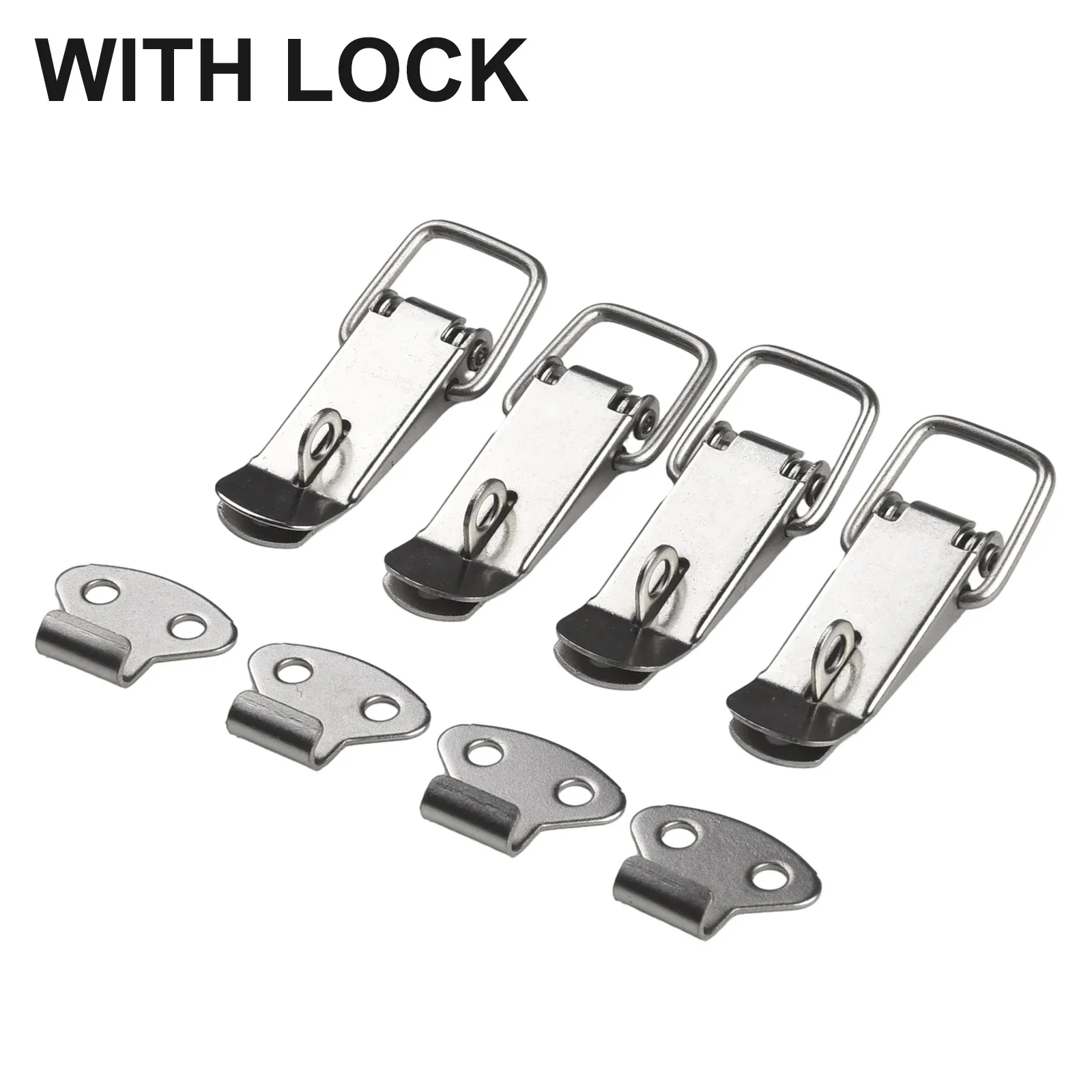 Latches Spring Loaded Clamp Clip Box Latch Catch Toggle Wooden Box Hasps Clamp Stainless Steel Loaded Draw Toggle Clamp Hasps