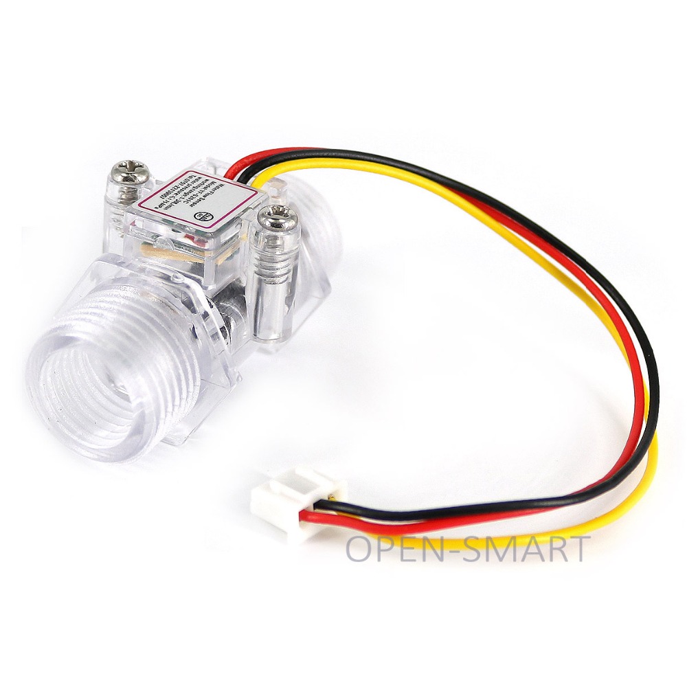 G1/2 Plastic Water Flow Sensor meter Turbine Hall Flowmeter voor Arduino Eenvoudig te Meten Water/Debiet met XH-3P Connector