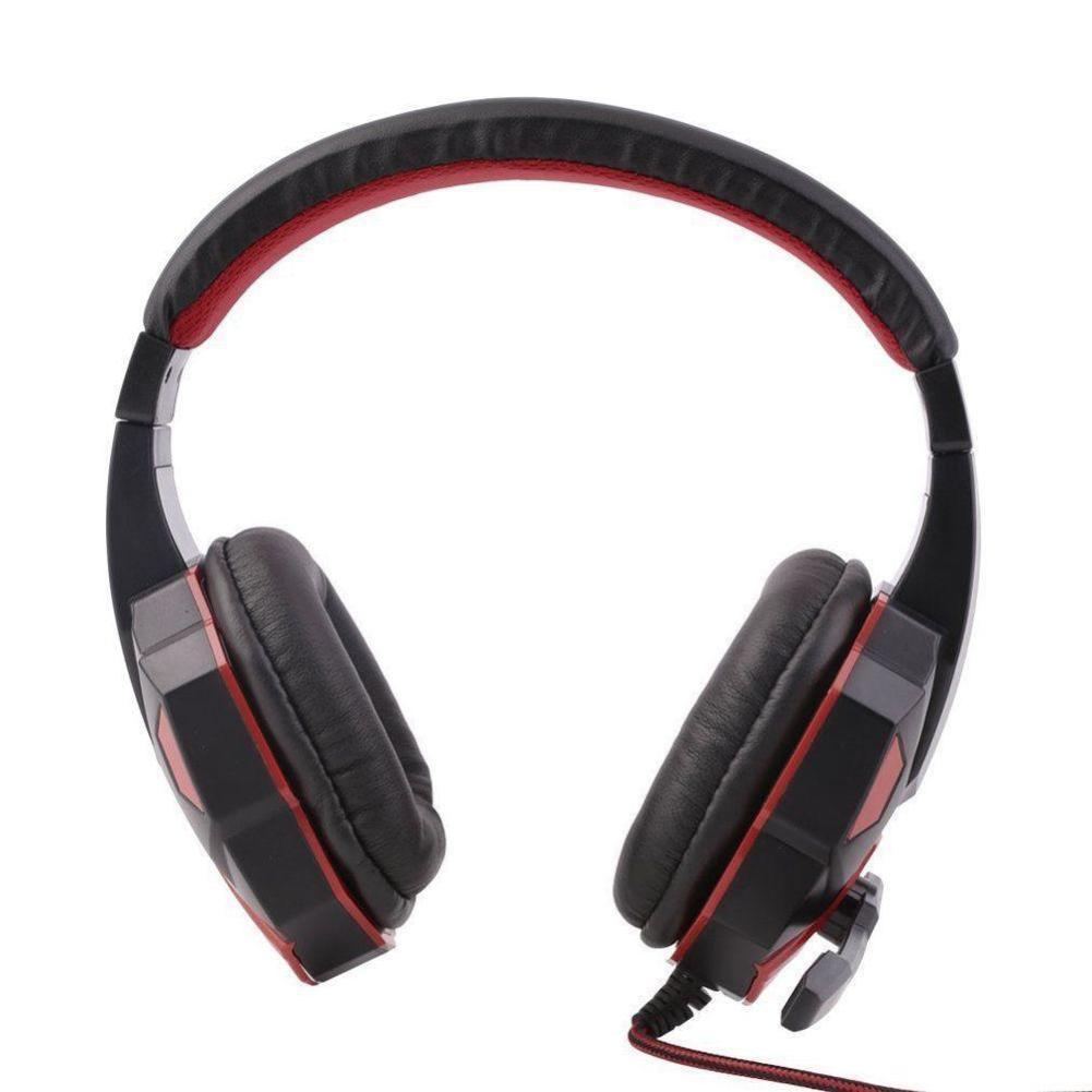 Surround Stereo Gaming Headset Headband Headphone USB 3.5mm LED with Mic