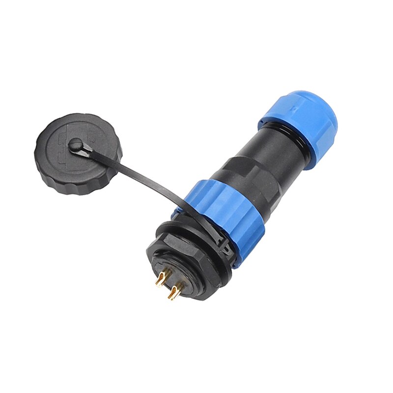 Waterdichte connector met sp20 ip68 moertjes aan de achterkant, 1/2/3/4/5/6/7/9/10/12/14- pins luchtvaartconnectoren, stekker en stopcontact
