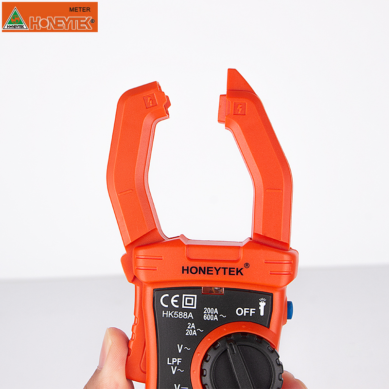 Strom Klemme Multimeter Amperemeter Zangen Digitale Amper Klemme Meter AC/DC Spannung Mini Strom Klemme Mit Multimeter Prüfung führt
