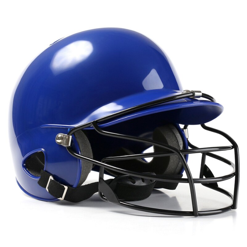 Baseball Helm Schlag Helm Binaural Baseball Helm Tragen Maske Schild Kopf Schutz Gesicht weicher Ball Fitness Körper Fitness Ausrügestochen: Ursprünglich Titel