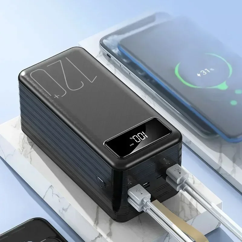 Banco de energía portátil de 120 W 120000 Batería externa del cargador Powerbank de carga súper rápida de alta capacidad mAh para IPhone Xiaomi Huawei