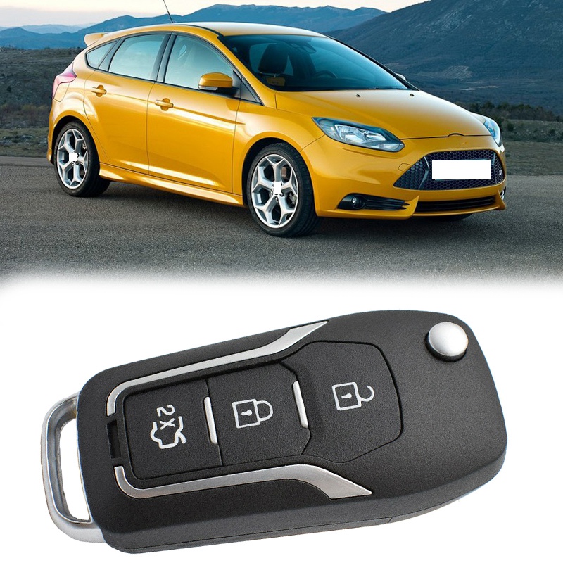 Funda de llave remota de coche, carcasa para Ford Focus, , Galaxy, Mondeo, c-max, Ranger