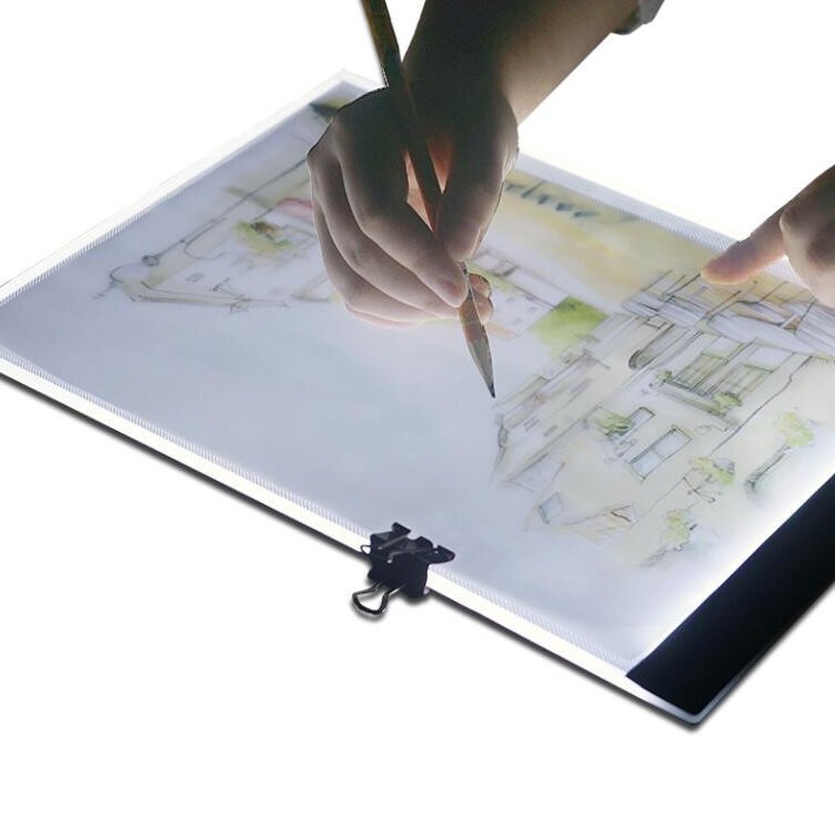 Tableta Digital A4 Led, plantilla de Arte Fino, tablero de dibujo, caja de luz, almohadilla para mesa de trazado, accesorios de pintura de diamante