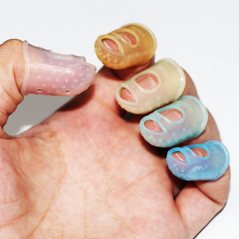 Höhe bunte silikon gummi fingerlinge für schützen Finger