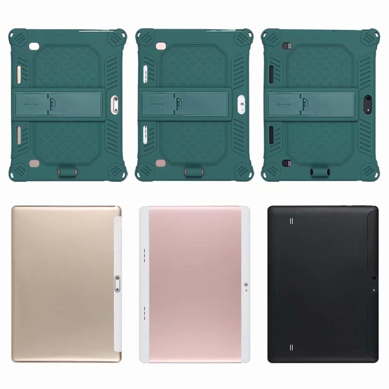 Nettbrettcovber universaletui 10 10.1 tommer for anry  x20 rs10 rs20 silikonbeskyttelsesdeksel + penn+stropp