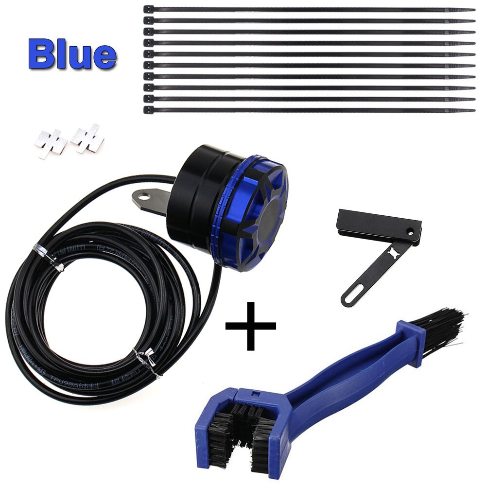 Motorcycle Chain Lubricator Oiler System for KTM Duke RC 125 200 390 Enduro Supermoto SM SMC Adventure 690 950 990: Blue