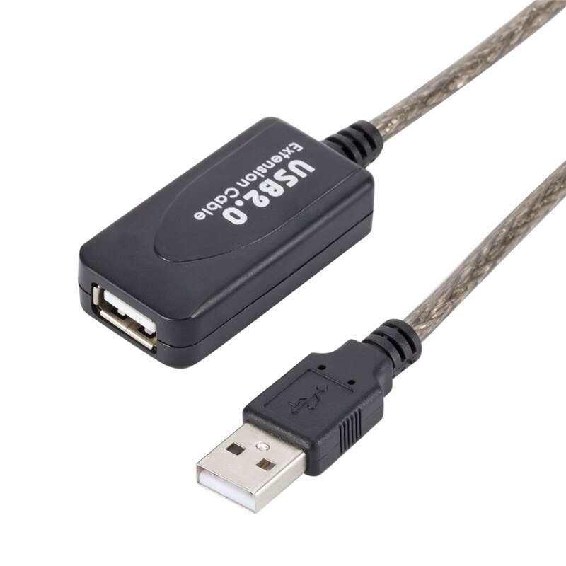 2.0 usb kabel usb forlænger 5m/10m/20m usb forlænger kabel han til hun aktiv repeater forlænger kabel ledning usb adapter