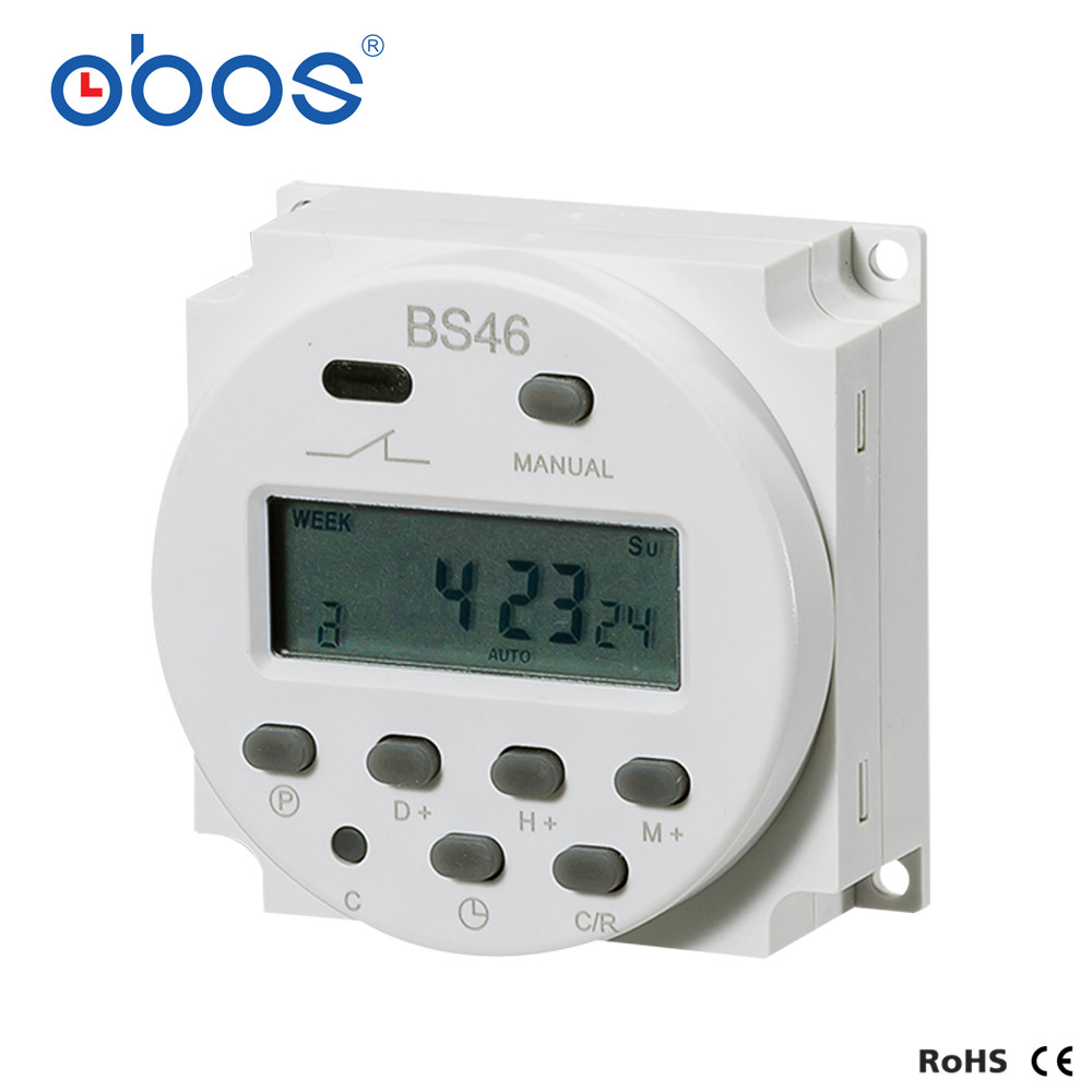 OBO CN101A AC 220 V 230 V 240 V Digitale LCD Power Timer Programmeerbare Schakelklok Relais 16A timers CN101 timer DC12V DC24V