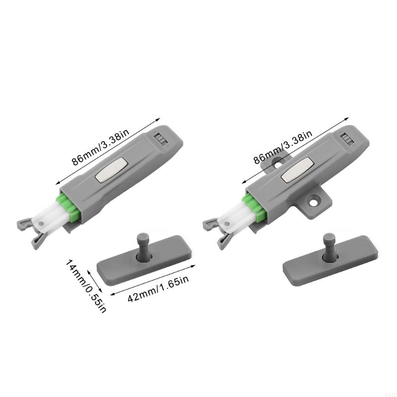 Cabinet Push Open Latches Touch Latches Bounce Lock Rebound Locking Device Push Type Catches Latches Enduring