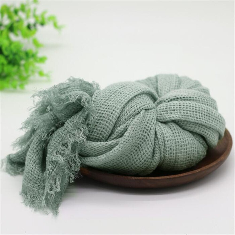 Ylsteed 90 Cm * 200 Cm Baby Fotografie Props Zachte Stretch Pasgeboren Rooster Wraps Zuigeling Schieten Achtergrond Cocoon Wrap Achtergronden: light green