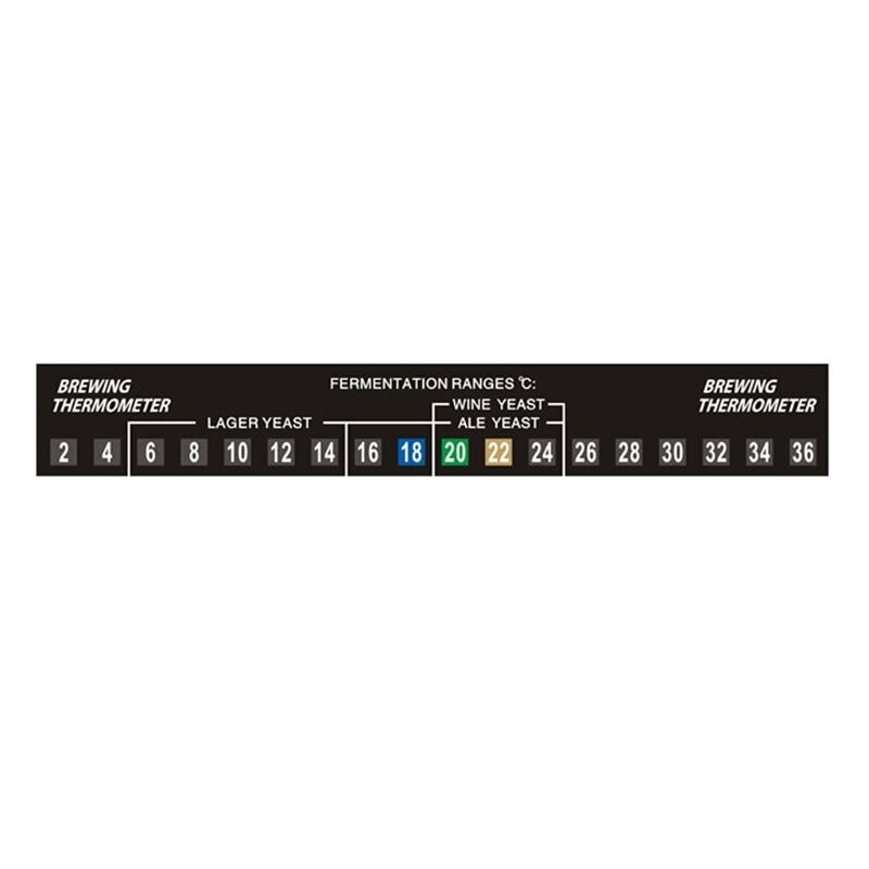 Termómetro autoadhesivo para elaboración casera, lector de Sensor de temperatura, Fermometer, cerveza, vino, 5/10 Uds.