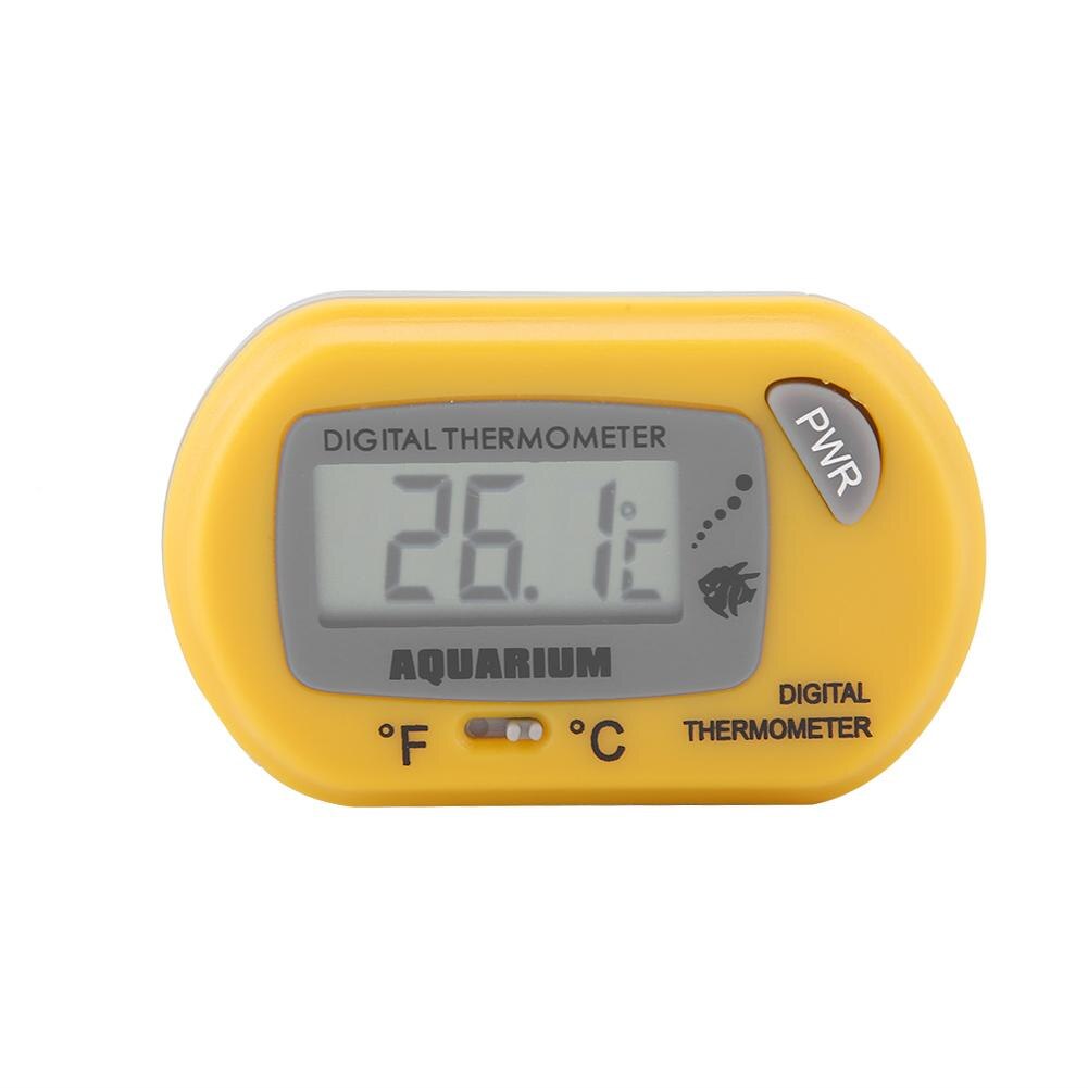 2 Kleuren Kleine Formaat Digitale Vis Aquarium Thermometer Temperatuur Meten Meter Machine Huisdier Producten