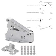 2pc Loft Touch Catch Latch Cupboard Door Hatch Attic Push To Open AutoLatch For Furniture Cupboard Cabinet Door Adjustable Close