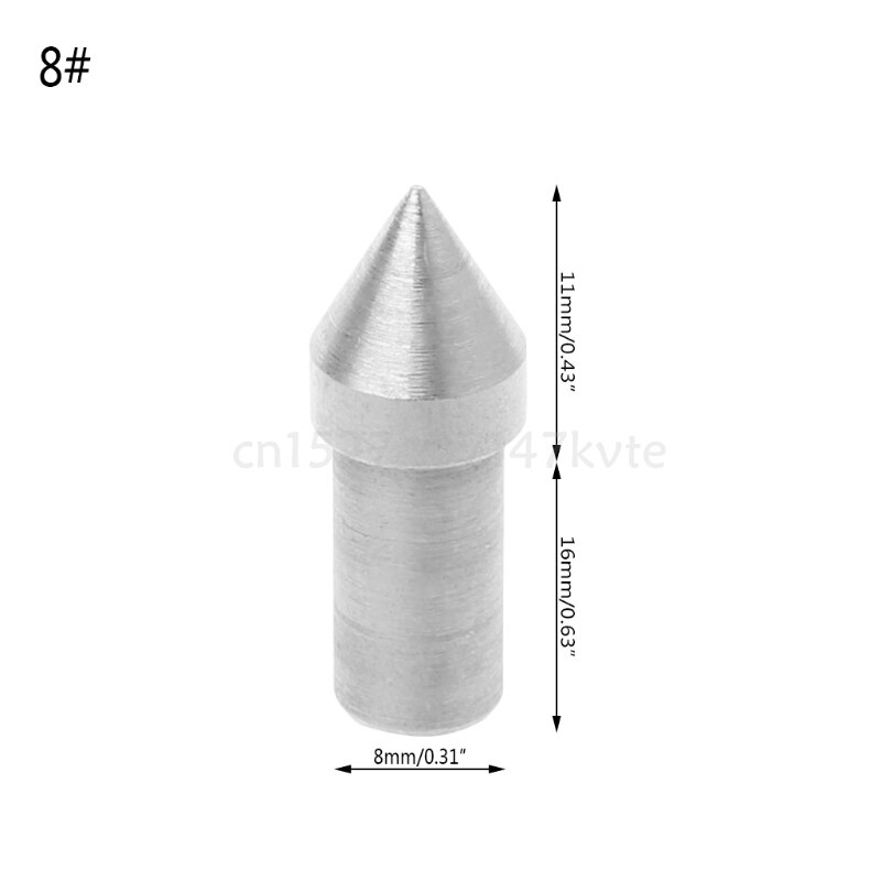 1 Pc Live Center Thimble Drill Bit For Mini Lathe Machine DIY Woodworking Accessories: 8mm