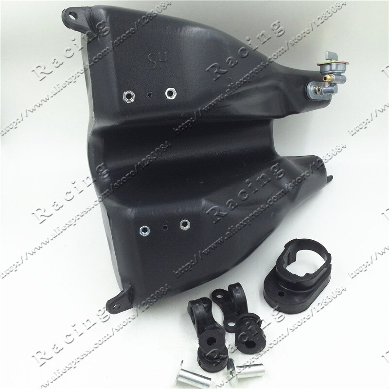 thumbnail image 2 of Fuel Gas Tank For Honda CRF70, CRF80, CRF100 & Taotao Dirt Pit Bikes – 1.5 Gal, Black ABS 2 of 3