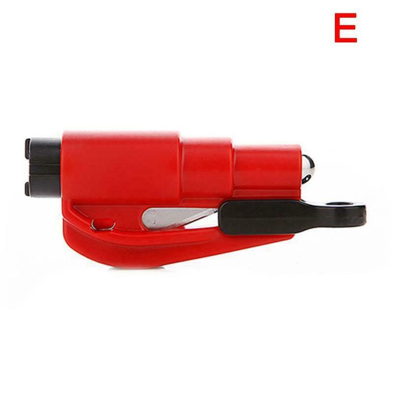 Drie-In-een Veiligheid Hamer Auto Ontsnappen Hamer Artefact Mini Multifunctionele Gebroken Glas Window Breaking Apparaat Voor Auto: Red