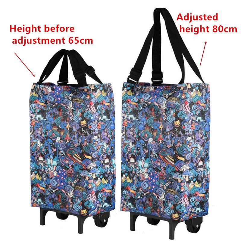 Borse per la spesa acquista borsa per verdure Tug Package piccolo carrello per la spesa Shopping Organizer per alimenti borsa per Trolley su ruote borse pieghevole portatile