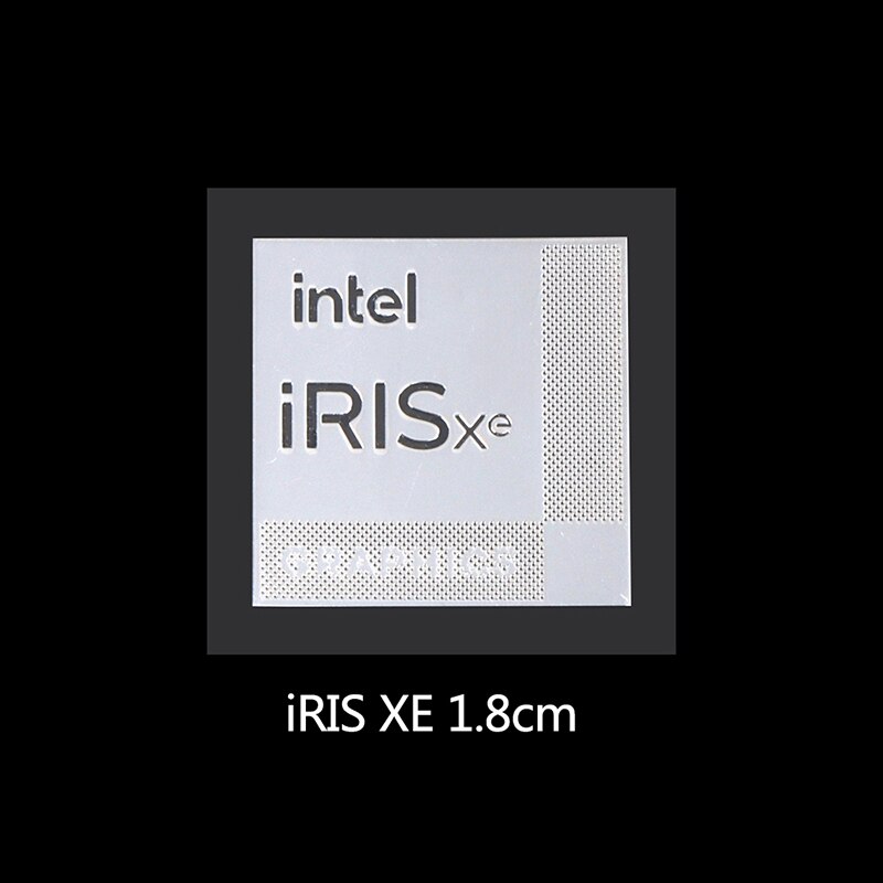Etiqueta de Metal para ordenador, adhesivo Intel EVO i9 CORE i7 i5 i3 de 11. ª generación: D