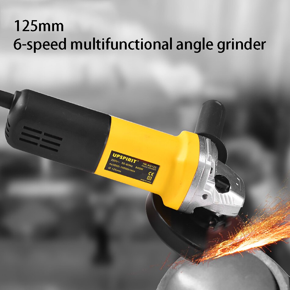 6-Speed Adjustment Multifunctional Angle grinder European Plug Electric Tool Cutting Machine Polishing Machine
