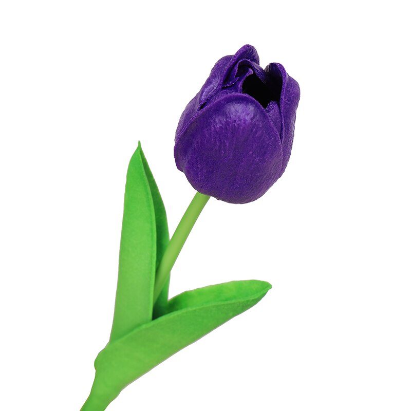 1pc kunstige blomster tulipan bamse frisk romantisk bryllup dekoration valentinsdag latex blomster: Smtyjx 051