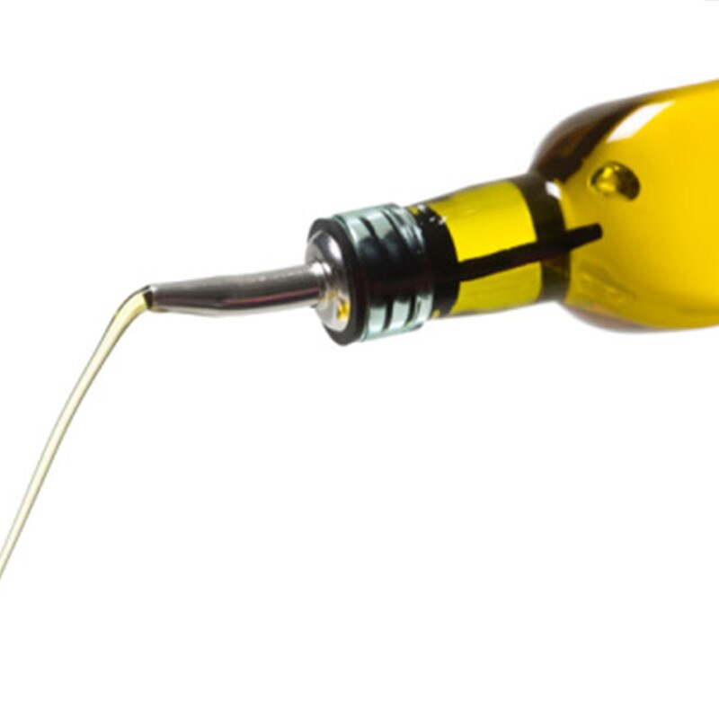 Shenhong måke 10 stykker rustfritt stål fri flyt vin helvete klassiske flaske skjenkere konisk oljetut brennevin propp