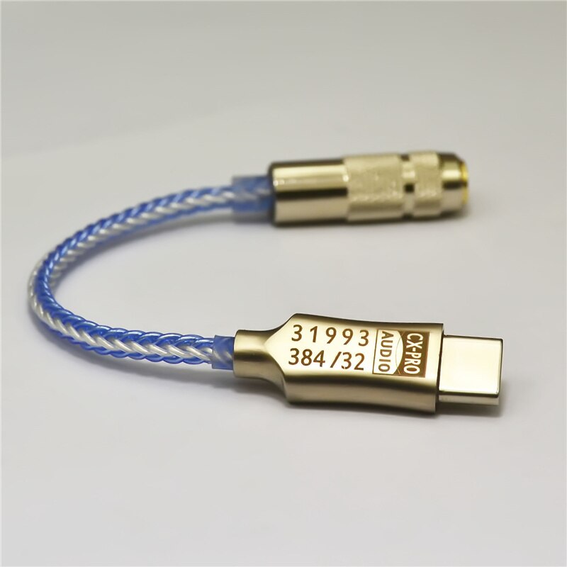 Conexant cx31993 USB Type C DAC Headphone Amp 16-32Ω with 3.5mm Output SNR 125dB PCM 32b/384kHz for Android, Windows10, MacBook