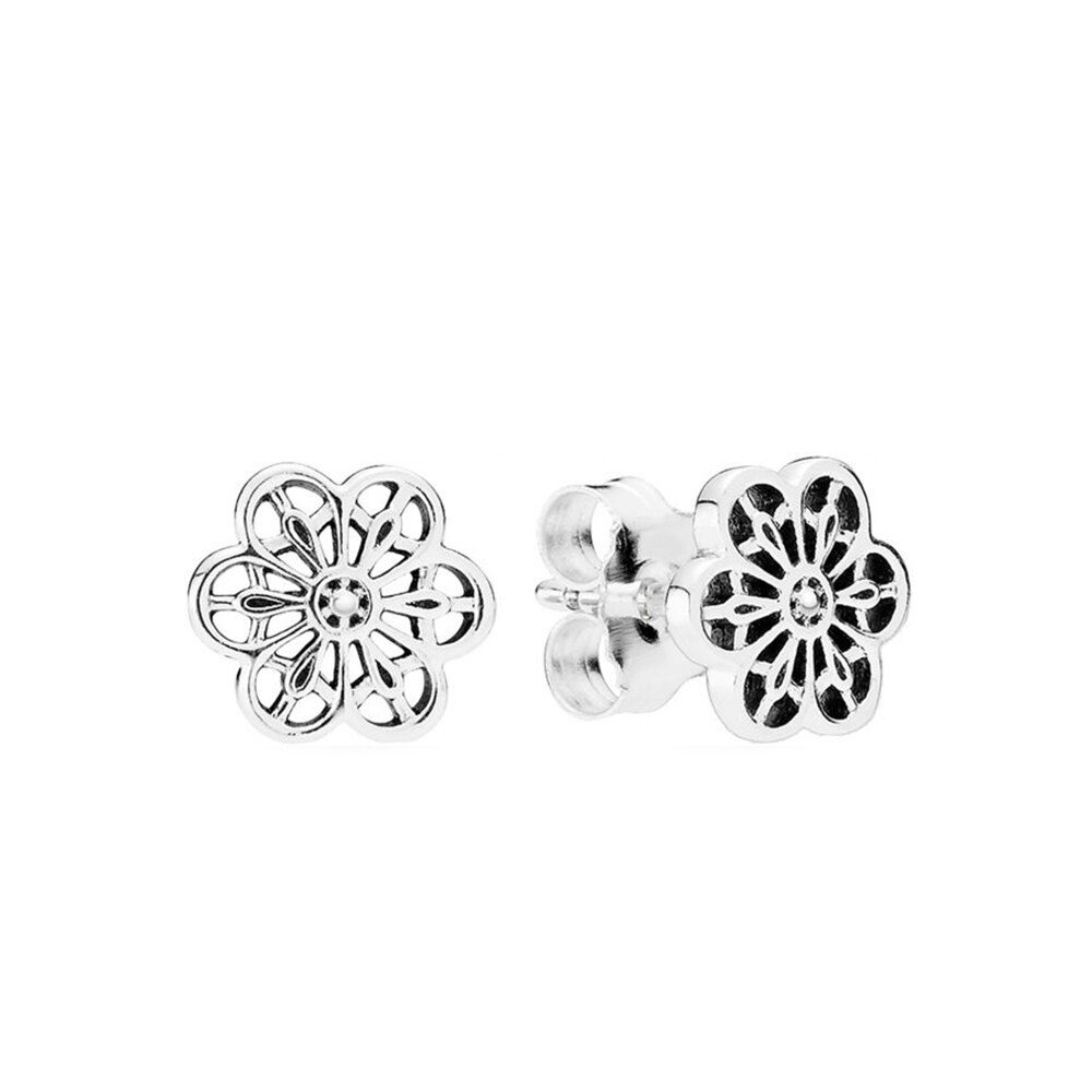 NEUE 100% 925 Sterling Silber Rose Gold Poliert Krone O Freier Funkelnde Krone Zucht Ohrring passen DIY Frauen Original schmuck: 2