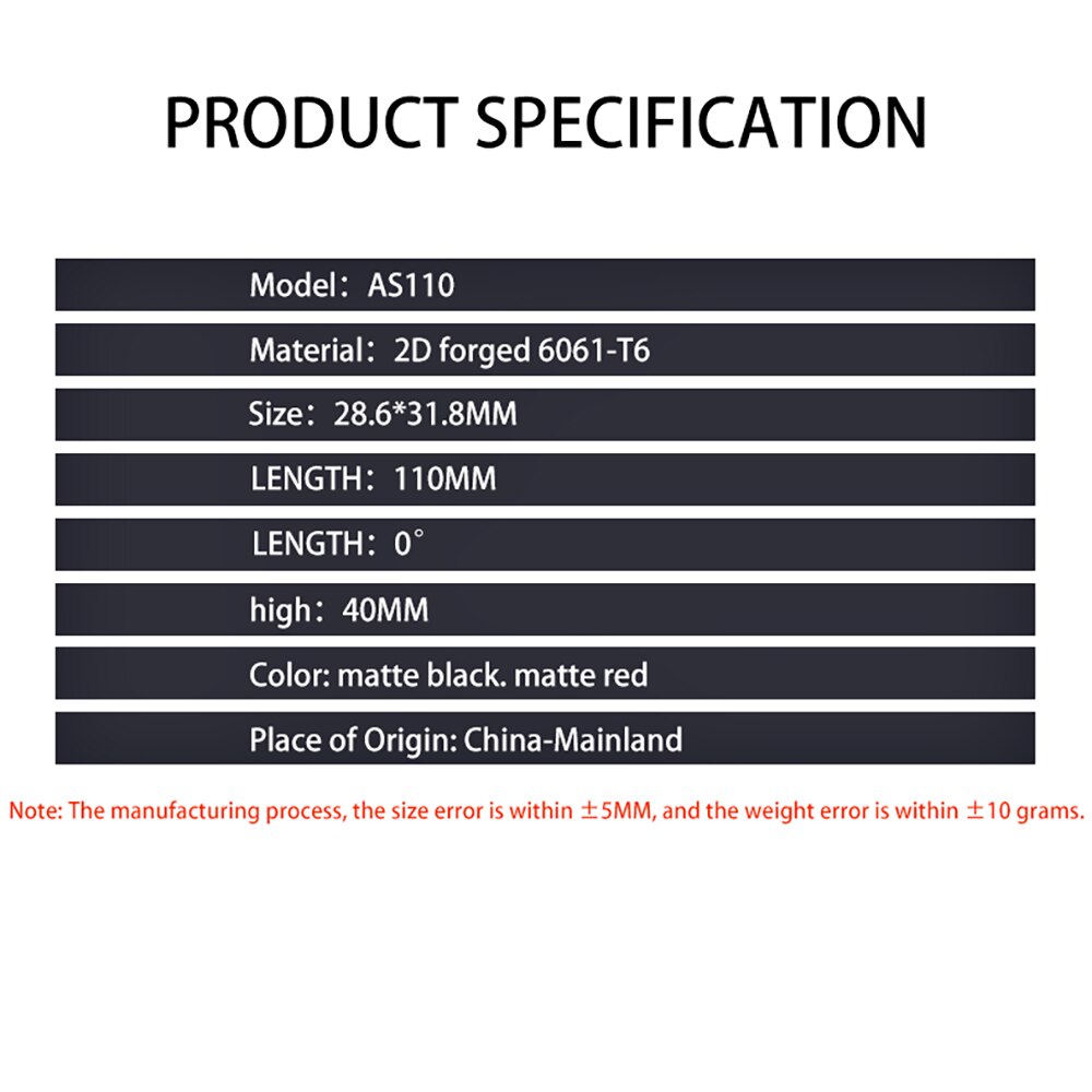 PALOMA One Piece Forged Stem180 Degree Bicycle Stem Riser for MTB Road City Bike 31.8x110mm Fork Extension Bar Clamp Mtb Power