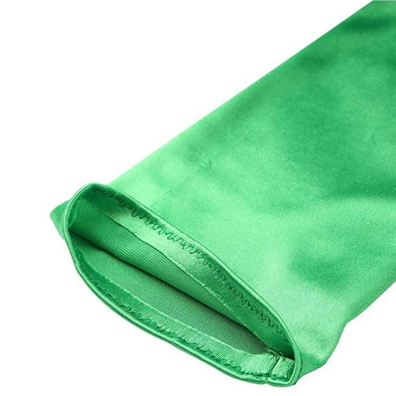 Gants d&#39;opéra Beige pour femmes, longs gants de cérémonie pour salle de bal, extensibles, doux, classiques, en Satin, pour soirée, pour mariage
