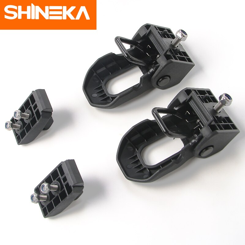 SHINEKA Engine Bonnets for Jeep Wrangler jl Hood Latch ABS Engine Lower Hood Latch+Upper Hood Catch Bracket for Jeep JL