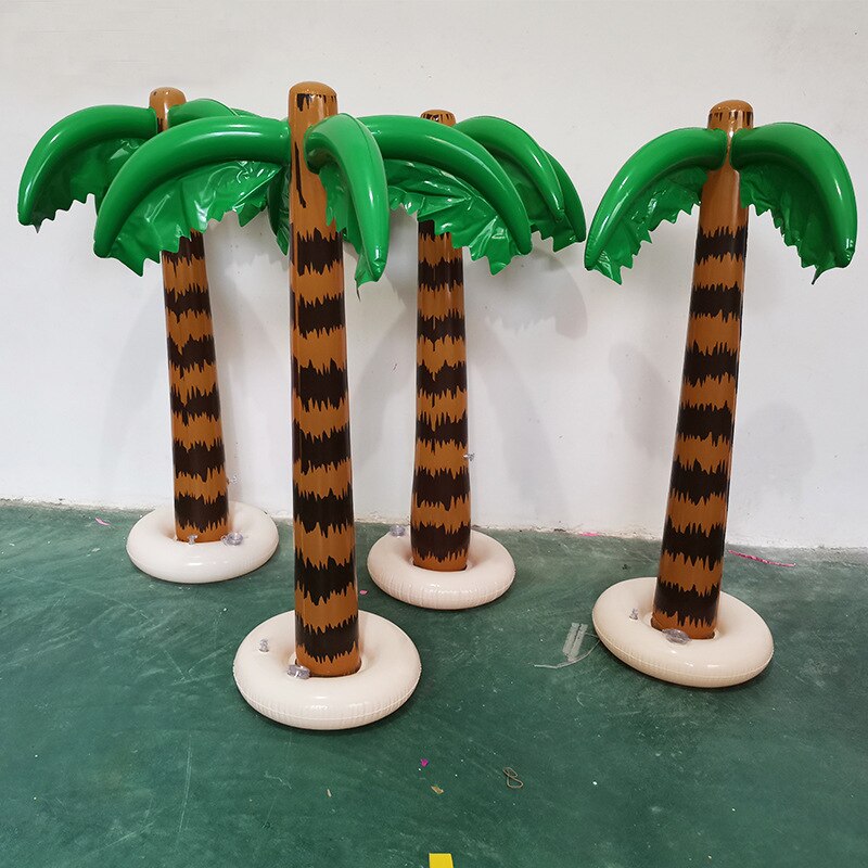 Water Play Inflatable Coconut Tree Pool Party Activity Props Simulation Inflatable Palm Tree Large Coconut Tree Pool Swiming Toy