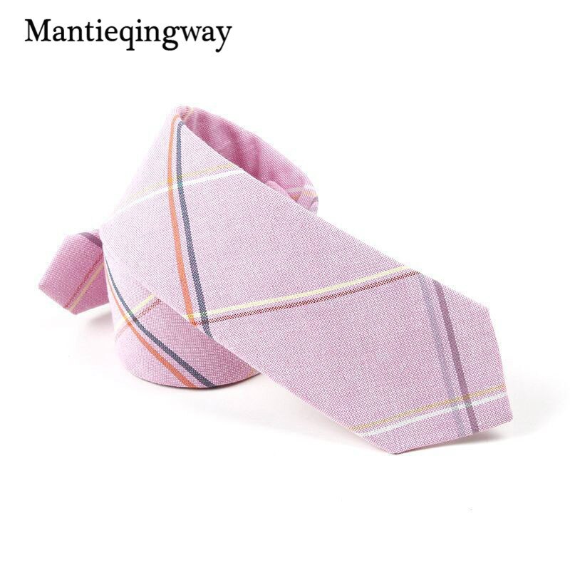 Corbatas de lazo a cuadros de 6cm estilo inglés para hombres y mujeres corbatas para boda Formal Wear Business Suit corbatas de algodón flaco