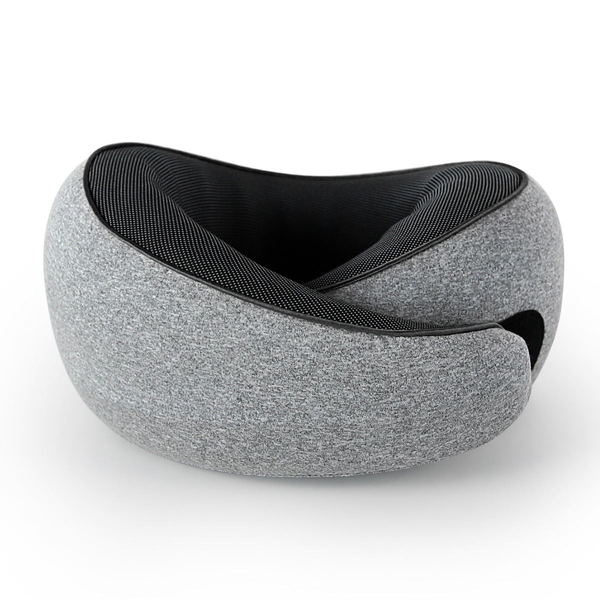 Memory Cotton U-shaped Pillow Neck Pillow Convenient Travel Pillow Computer Office Pillow Car Airplane Outdoor Nap Pillow: Default Title