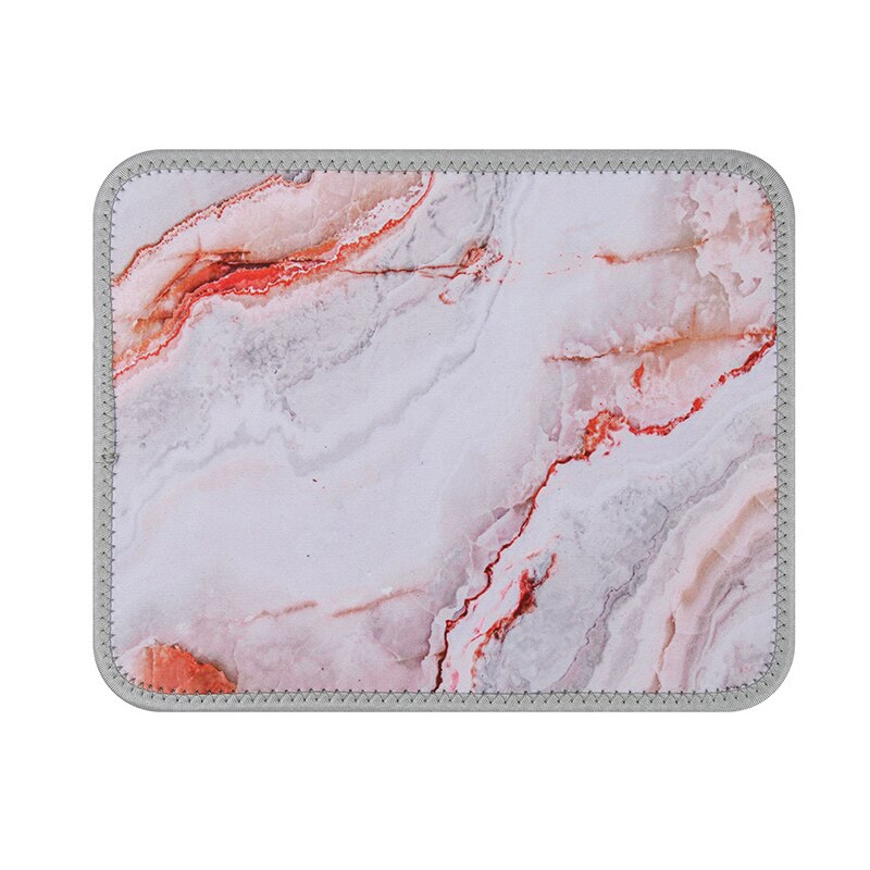 Mouse Pad Gamer Marble Computer Laptop Notebook Kawaii Keyboard Mousepad Gaming Desk Mat Locking Edge Accessories: Pink