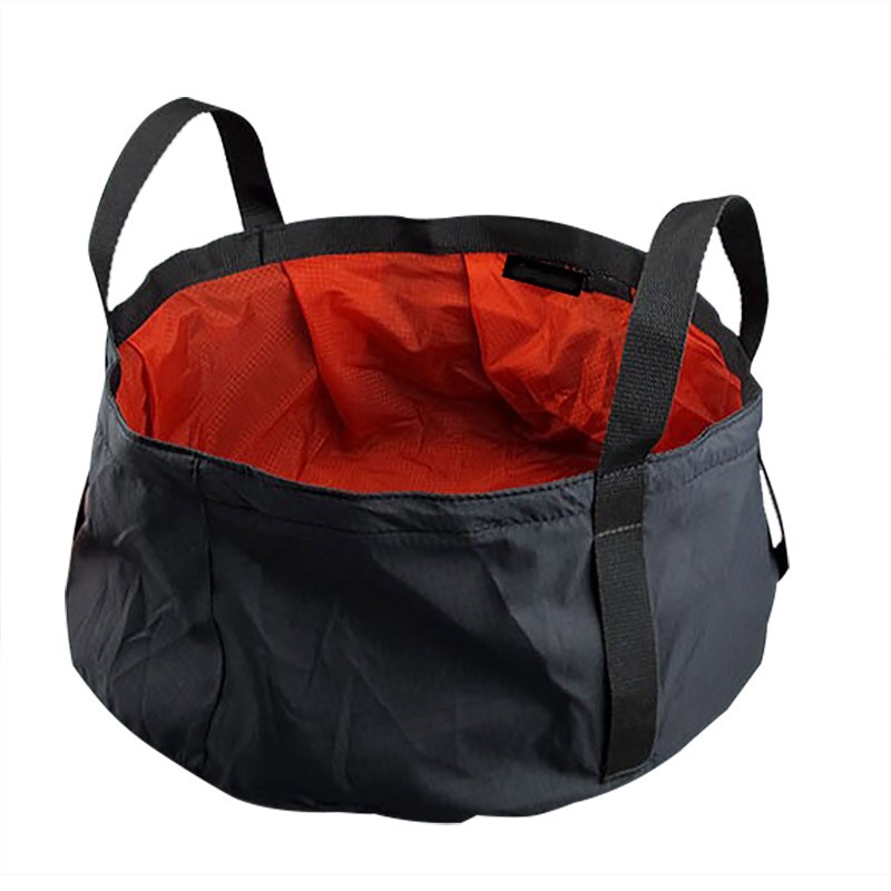 Lavabo plegable de 8,5 L, lavabo portátil para exteriores, bañera plegable para Camping y senderismo, lavabo plegable para viajes, lavabo para campamento: RED