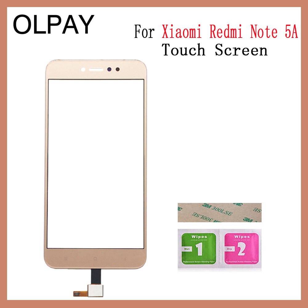 Mobile Phone 5.5'' inch Touch Screen For Xiaomi Redmi Note 1 Note 2 Note 3 Note 4 Note 5A Touch Glass Digitizer Sensor Repair: Gold Redmi Note 5A