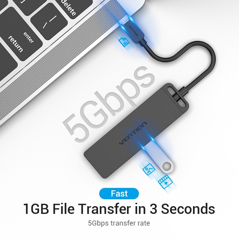 Drag Usb C 3.1 Hub USB-C Naar Usb 3.0 Switch 4 Poort Met Micro Usb-poort Opladen Voor Macbook Pro huawei Mate 30 Otg Type C Hub