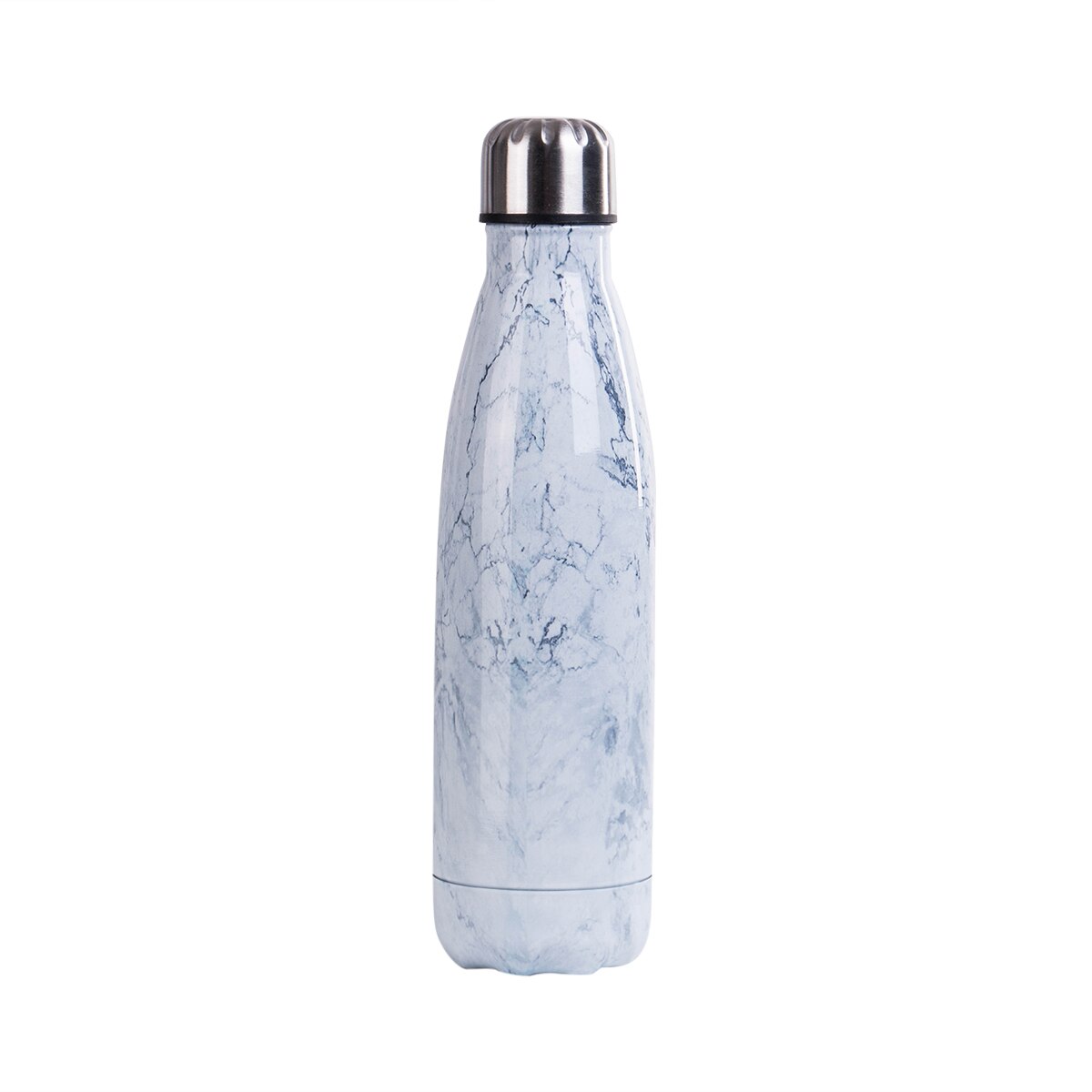 500ML bouteille d'eau vide isolé flacon Sport thermique froid froid tasse en acier inoxydable tasse en marbre tête tasse: J