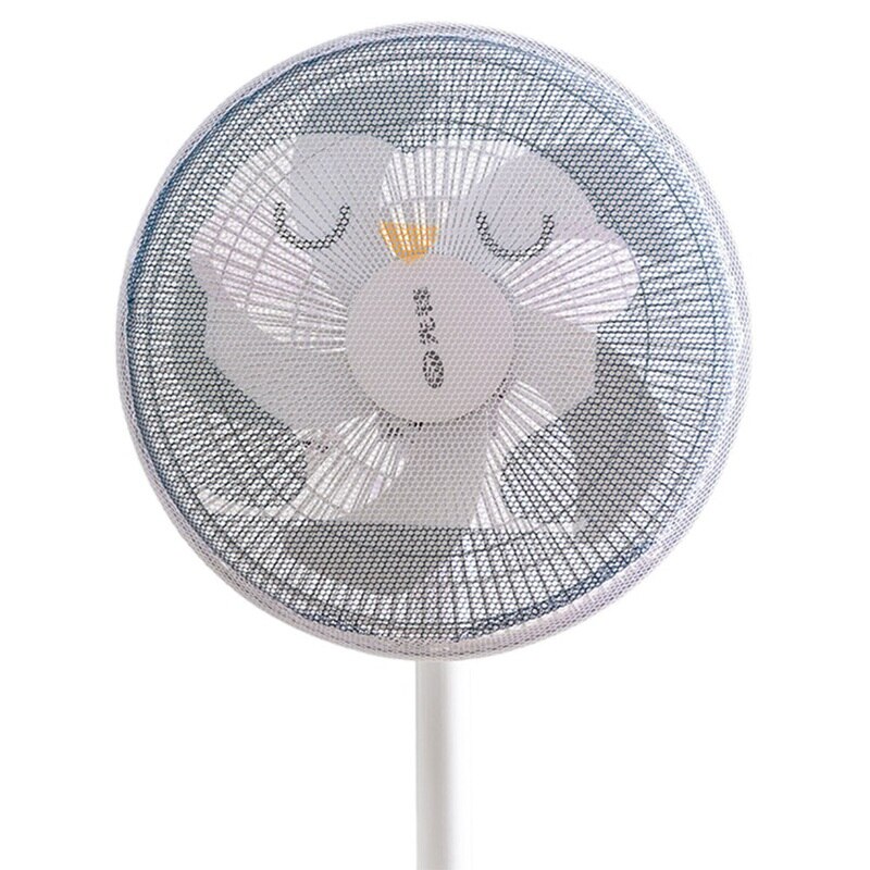 Home Use White Electric Fan Covers for Baby Kids Finger Protector Safety Mesh Nets Cover Fan Guard Home Office Dust Cover