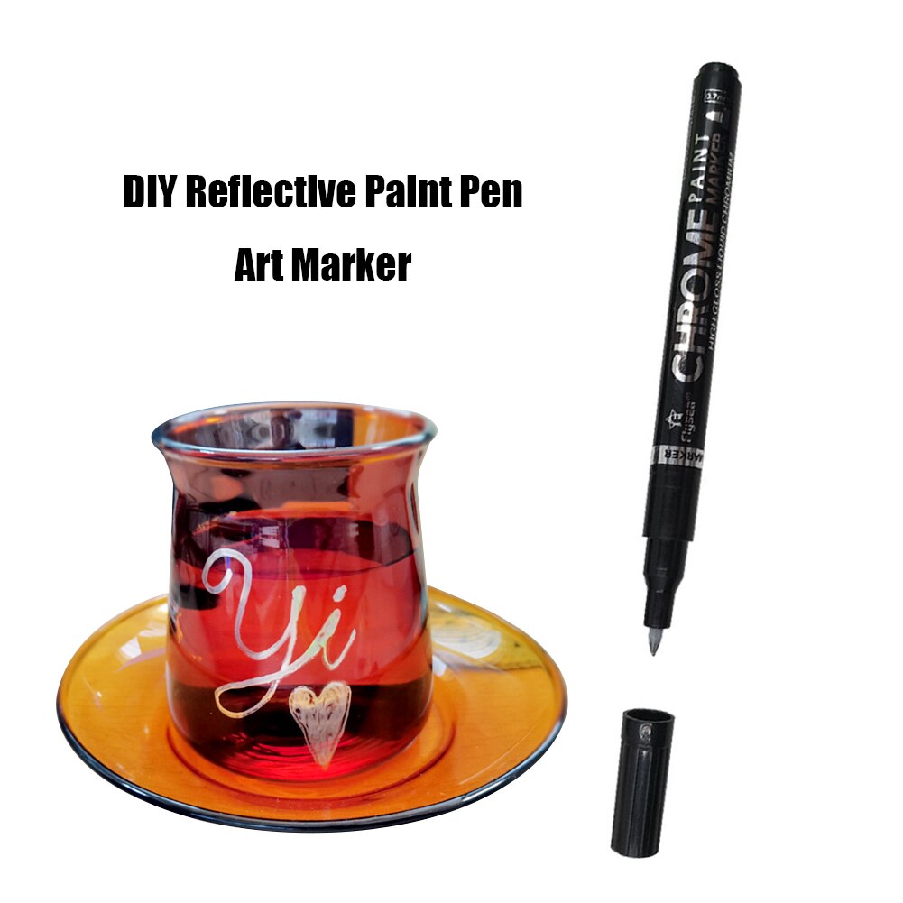 Spiegel Marker DIY Farbe Spiegel Chrom beenden metallisch Wasser UV Beständig Schüler Lieferungen Kunsthandwerk Reflektierende Farbe Stift