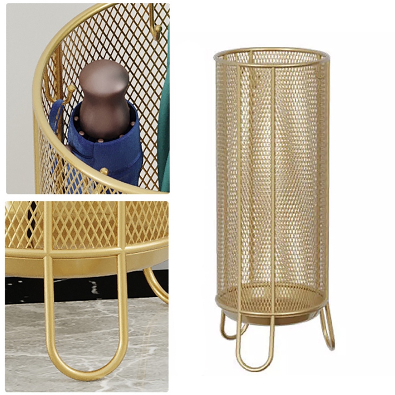 Nordic portable umbrella storage rack, household umbrella stand, commercial hotel lobby office roof bucket door
