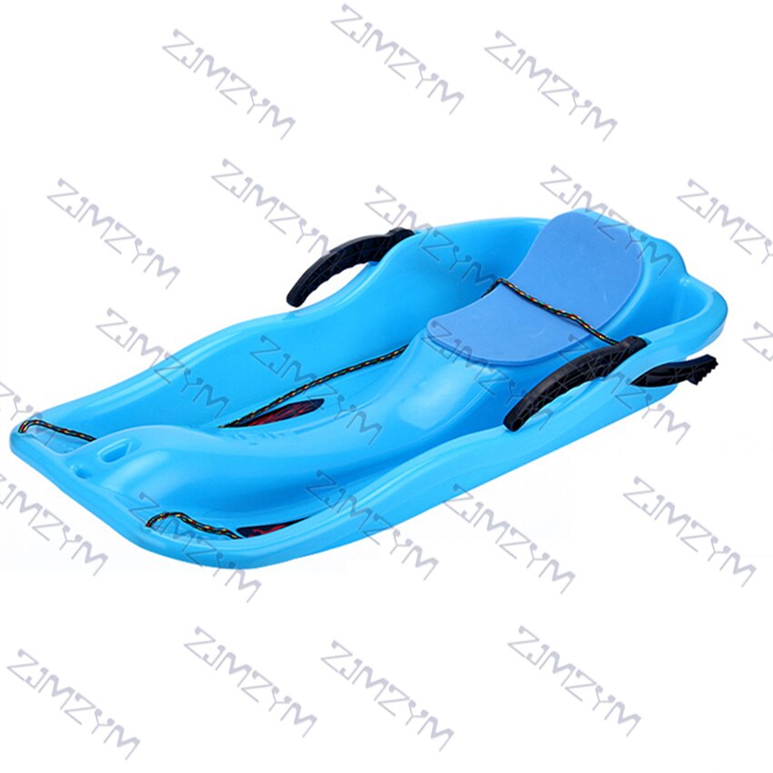 JK1225P Volwassen Plastic Zand Gras Boord Outdoor Verlengd Verdikte Antislip Snowboarden Hdpe Slee Kinderen Snowboard: sky blue