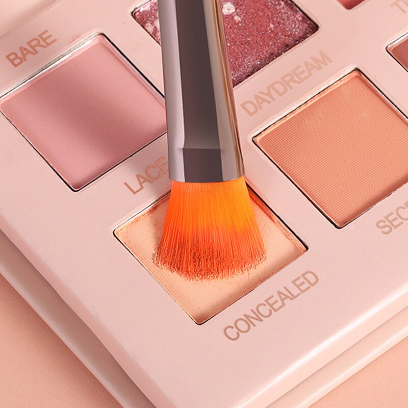 Zzdog 20 stk øjenskygge børste sæt høje øjendetaljer makeup børster naturligt hår kosmetiske værktøjer til foundation