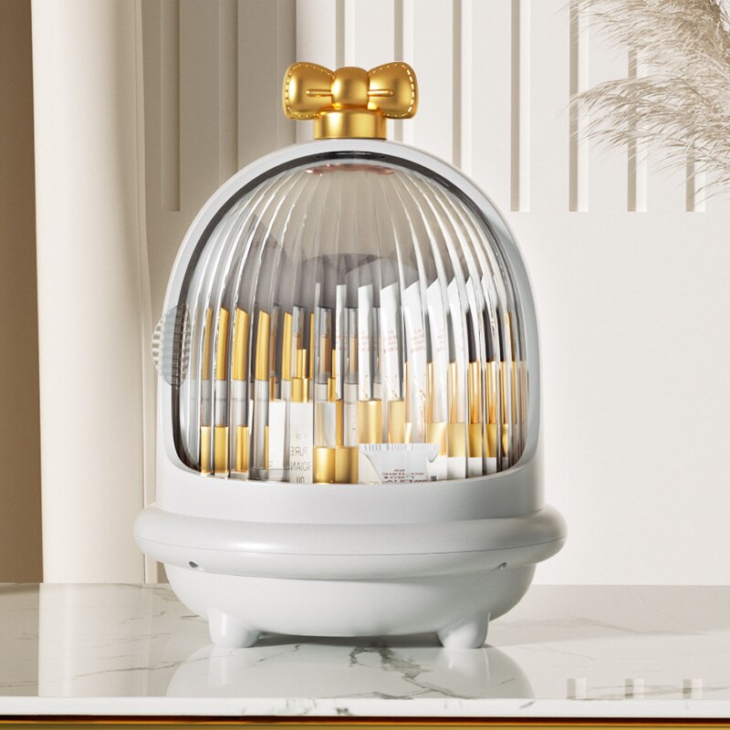 Simple Case For Cosmetics Dustproof Beauty Box Transparent Visual Makeup Cases Opening And Closing Cosmetics Containers